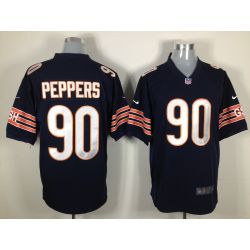 Cheap Julius Peppers Bears Jersey #90 Blue From China Game