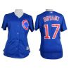 Cheap Kris Bryant Cubs Women Jersey From China Blue #17