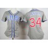 Cheap Jon Lester Cubs Women Jersey From China Grey #34