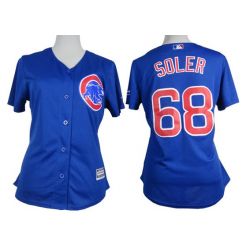 Cheap Jorge Soler Cubs Women Jersey From China Blue #68