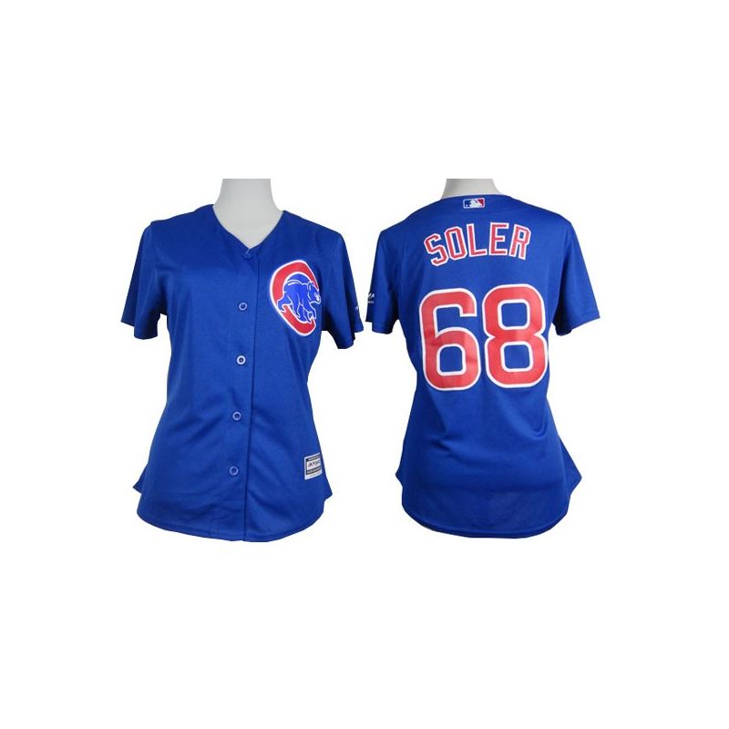 Cheap Jorge Soler Cubs Women Jersey From China Blue #68