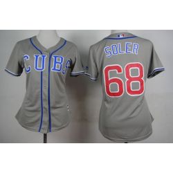 Cheap Jorge Soler Cubs Women Jersey From China Grey #68