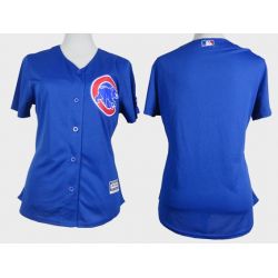 Cheap Cubs Women Jersey From China Blank Blue