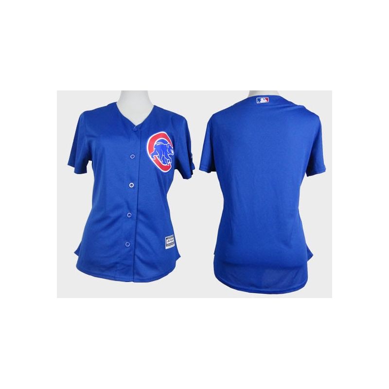 Cheap Cubs Women Jersey From China Blank Blue