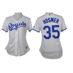 Cheap Eric Hosmer Royals Women Jersey From China White #35