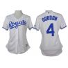 Cheap Alex Gordon Royals Women Jersey From China White #4