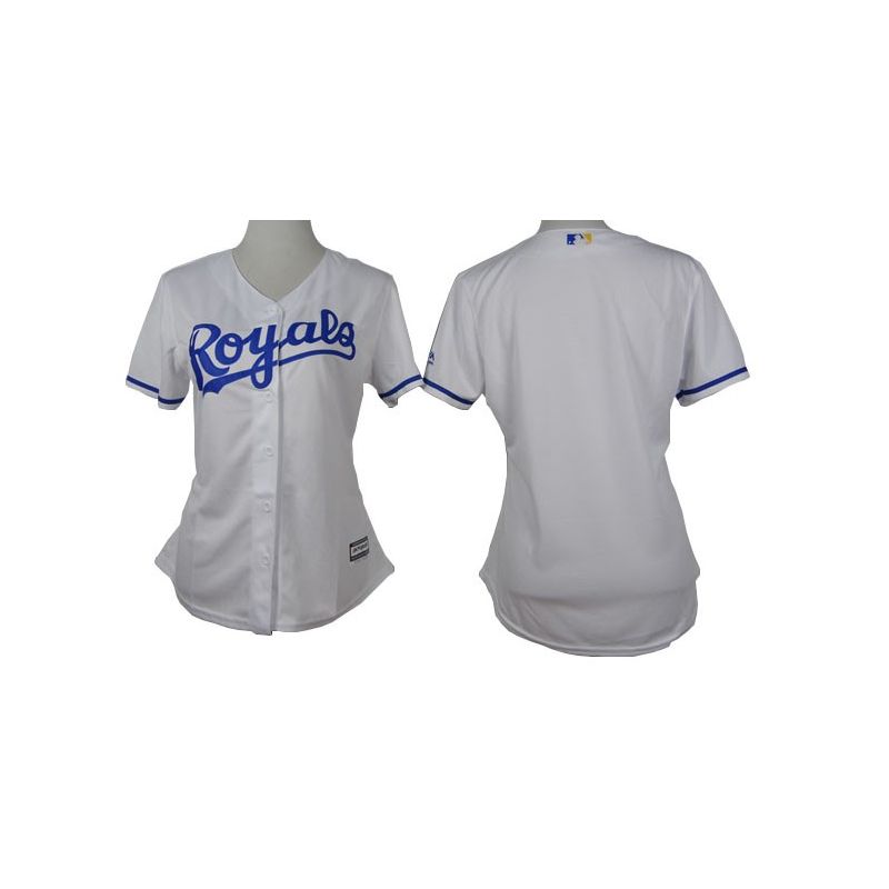 Cheap Royals Women Jersey From China Blank White