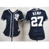 Cheap Matt Kemp Padres Women Jersey From China Blue #27