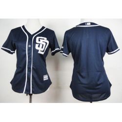 Cheap Padres Women Jersey From China Blank Blue