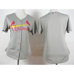 Cheap Cardinals Women Jersey From China Blank Grey