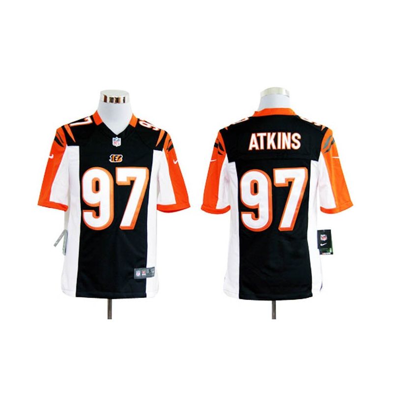 Cheap Geno Atkins Bengals Jersey #97 Black From China Game Cheap Geno Atkins Bengals Jersey #97 Black From China Game