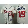 Cheap Andrelton Simmons Braves Youth Jersey From China Cream #19