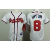 Cheap Justin Upton Braves Youth Jersey From China White #8