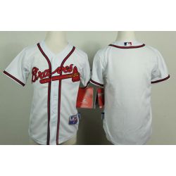 Cheap Braves Youth Jersey From China Blank White