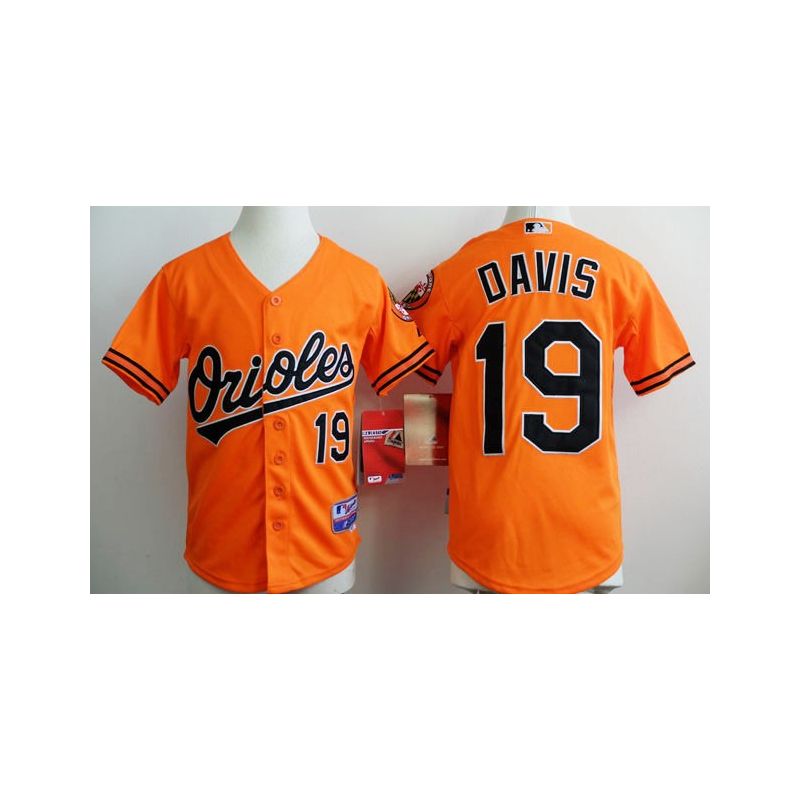 Cheap Chris Davis Orioles Youth Jersey From China Orange #19