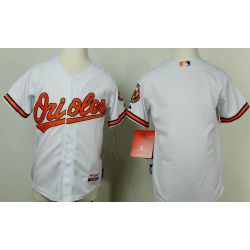 Cheap Orioles Youth Jersey From China Blank White