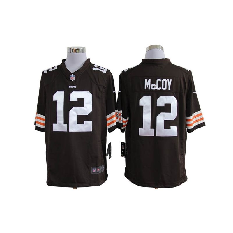 Cheap Colt McCoy Browns Jersey #12 Brown From China Game Cheap Colt McCoy Browns Jersey #12 Brown From China Game