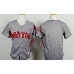 Cheap Red Sox Youth Jersey From China Blank Grey 2014 new