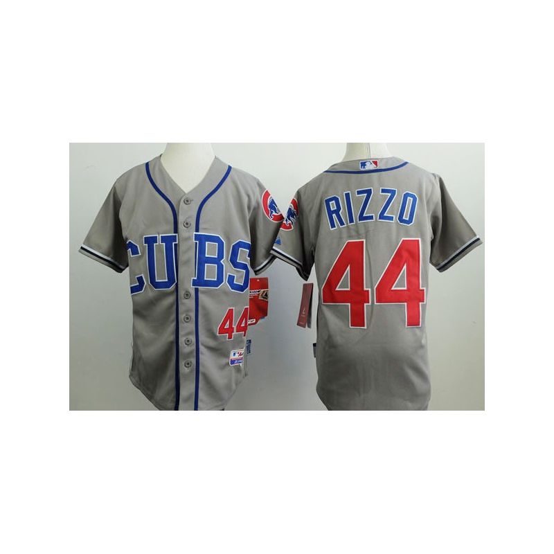 Cheap Anthony Rizzo Cubs Youth Jersey From China Grey CUBS #44