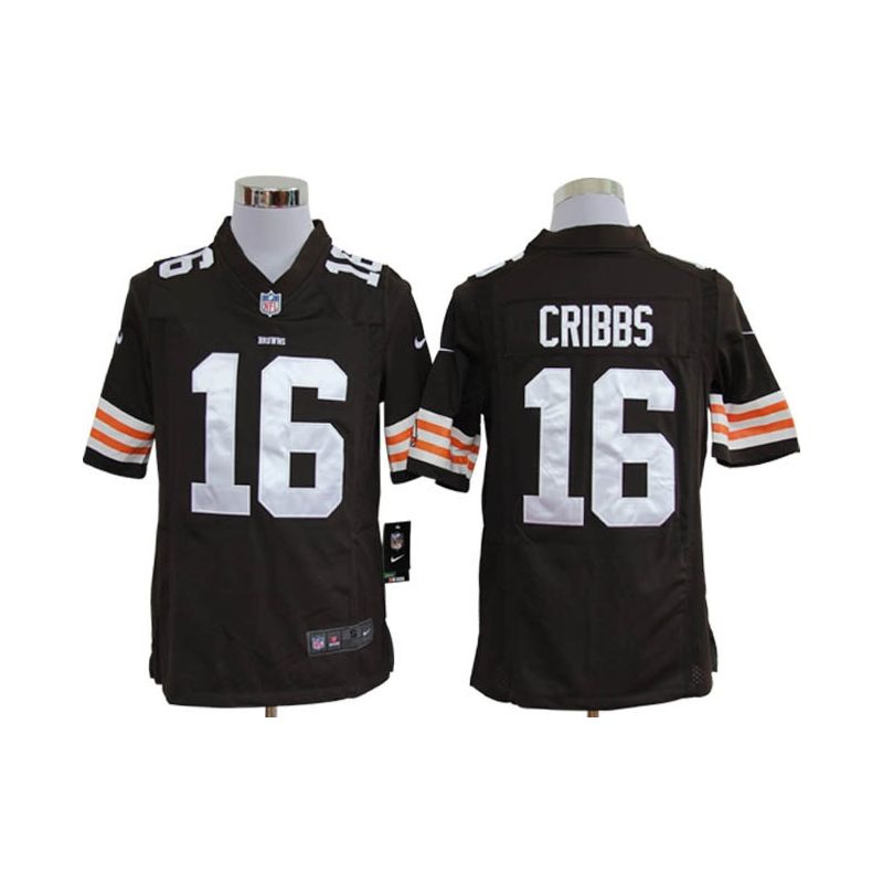 Cheap Joshua Cribbs Browns Jersey #16 Brown From China Game Cheap Joshua Cribbs Browns Jersey #16 Brown From China Game