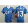 Cheap Salvador Perez Royals Youth Jersey From China Light Blue #13