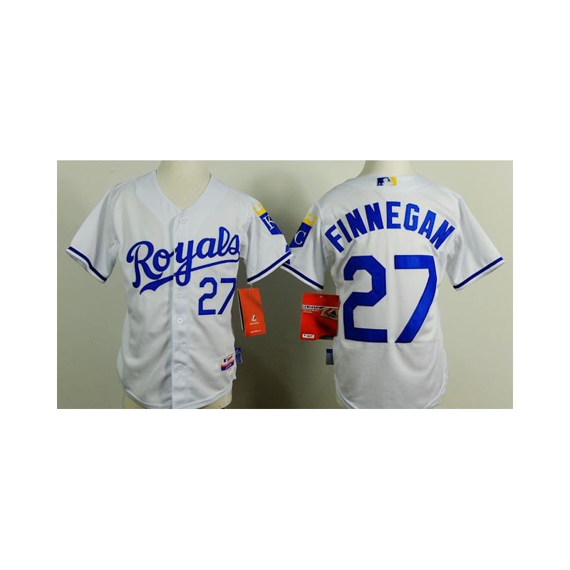 Cheap Brandon Finnegan Royals Youth Jersey From China White #27