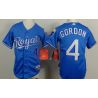 Cheap Alex Gordon Royals Youth Jersey From China Blue #4