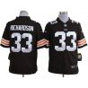 Cheap Trent Richardson Browns Jersey #33 Brown From China Game