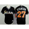 Cheap Giancarlo Stanton Marlins Youth Jersey From China Black #27