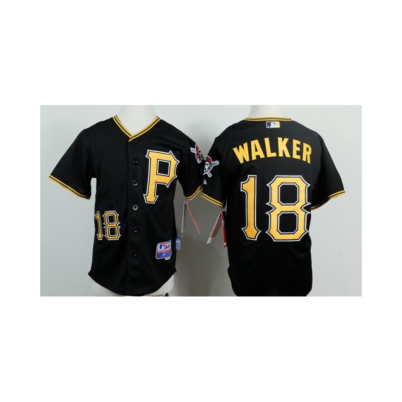 Cheap Neil Walker Pirates Youth Jersey From China Black #18 Cheap Neil Walker Pirates Youth Jersey From China Black #18