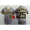 Cheap Gregory Polanco Pirates Youth Jersey From China Grey #25