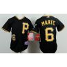 Cheap Starling Marte Pirates Youth Jersey From China Black #6