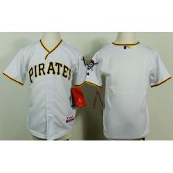 Cheap Pirates Youth Jersey From China Blank White