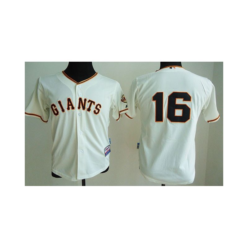 Cheap Angel Pagan Giants Youth Jersey From China Cream #16