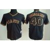 Cheap Madison Bumgarner Giants Youth Jersey From China Black #40