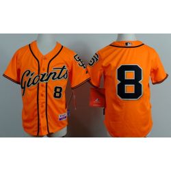 Cheap Hunter Pence Giants Youth Jersey From China Orange 2014 new #8