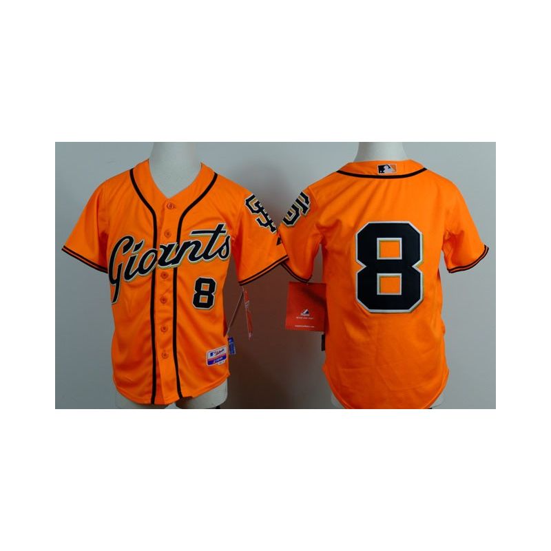 Cheap Hunter Pence Giants Youth Jersey From China Orange 2014 new #8