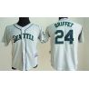 Cheap Ken Griffey Jr Mariners Youth Jersey From China Grey #24