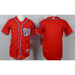 Cheap Nationals Youth Jersey From China Blank Red