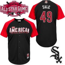 Cheap Chris Sale White Sox Jersey From China 2015 ALL STAR #49 In Men Women Youth Size