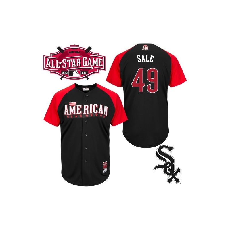 Cheap Chris Sale White Sox Jersey From China 2015 ALL STAR #49 In Men Women Youth Size