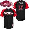 Cheap Francisco Lindor Indians Jersey From China 2015 ALL STAR #12 In Men Women Youth Size
