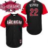 Cheap Jason Kipnis Indians Jersey From China 2015 ALL STAR #22 In Men Women Youth Size