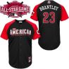 Cheap Michael Brantley Indians Jersey From China 2015 ALL STAR #23 In Men Women Youth Size