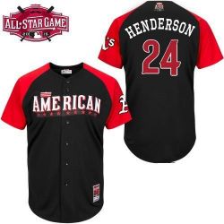 Cheap Rickey Henderson Athletics Jersey From China 2015 ALL STAR #24 In Men Women Youth Size