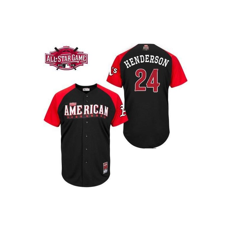 Cheap Rickey Henderson Athletics Jersey From China 2015 ALL STAR #24 In Men Women Youth Size