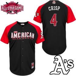 Cheap Coco Crisp Athletics Jersey From China 2015 ALL STAR #4 In Men Women Youth Size