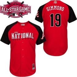 Cheap Andrelton Simmons Braves Jersey From China 2015 ALL STAR #19 In Men Women Youth Size