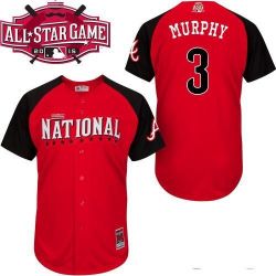 Cheap Dale Murphy Braves Jersey From China 2015 ALL STAR #3 In Men Women Youth Size