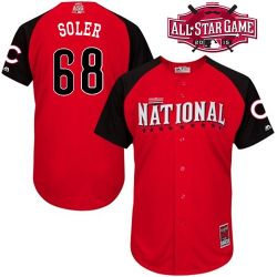 Cheap Jorge Soler Cubs Jersey From China 2015 ALL STAR #68 In Men Women Youth Size